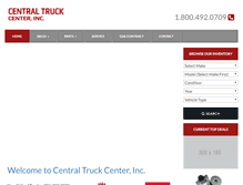 Tablet Screenshot of gmcmediumduty.centraltruckcenter.com